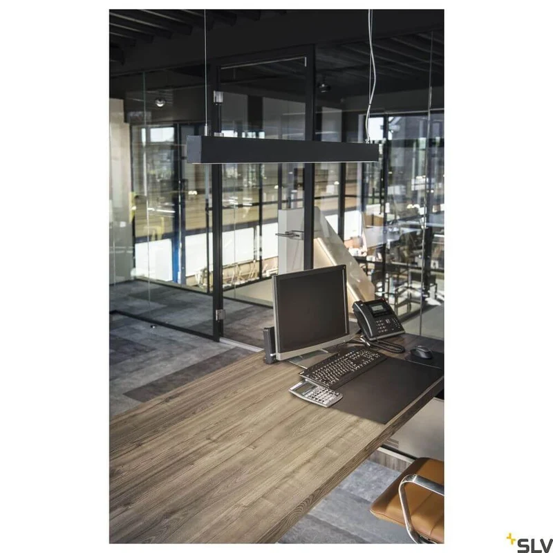 Glenos 1M Pendellampe Schwarz 4000K