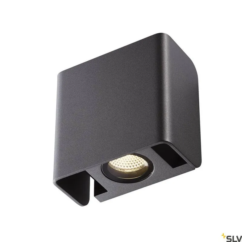 Mana Out LED Wandlampe 3000K IP65 Anthrazit