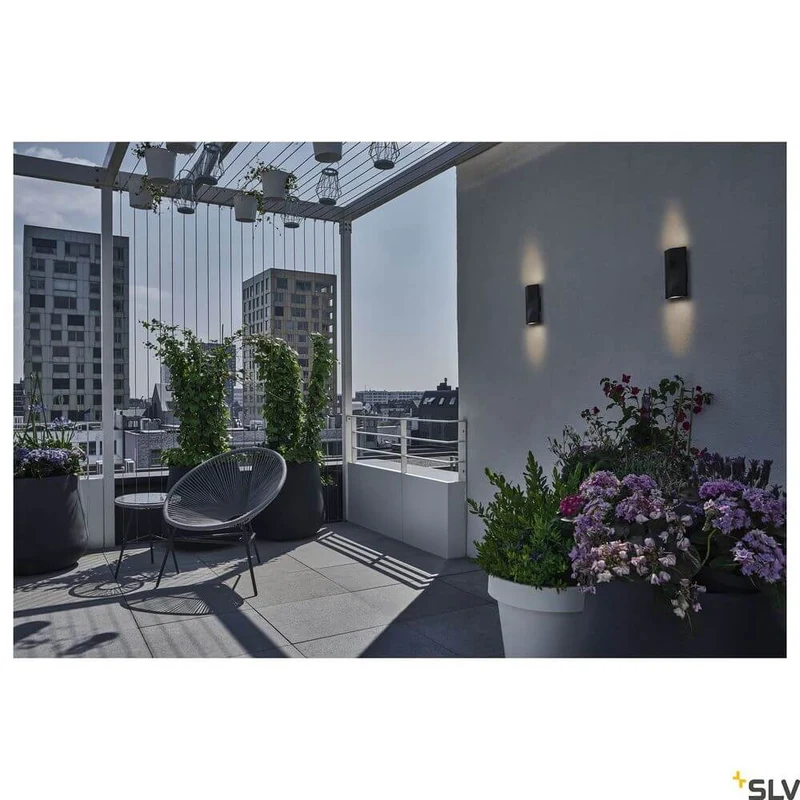 Vilua Up & Down Außen-Wandlampe LED Anthrazit IP54