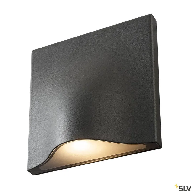 Vilua II LED Wandlampe Anthrazit 3000K IP54 100° 810lm