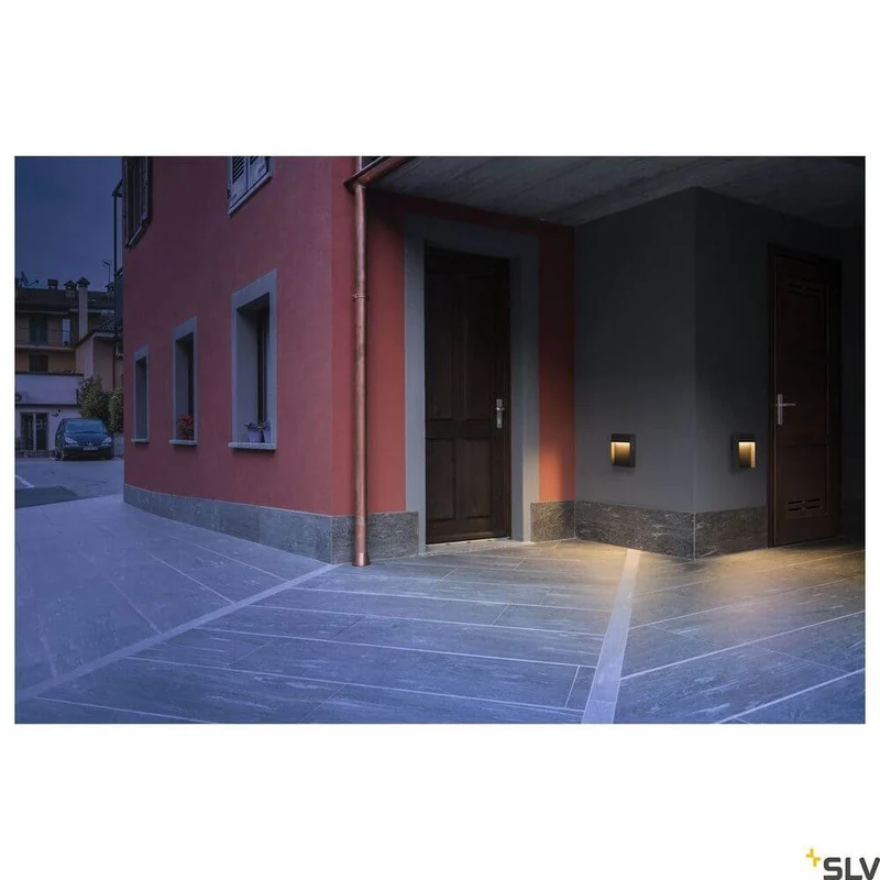 Flatt Outdoor LED Wandlampe 3000K IP65 Anthrazit