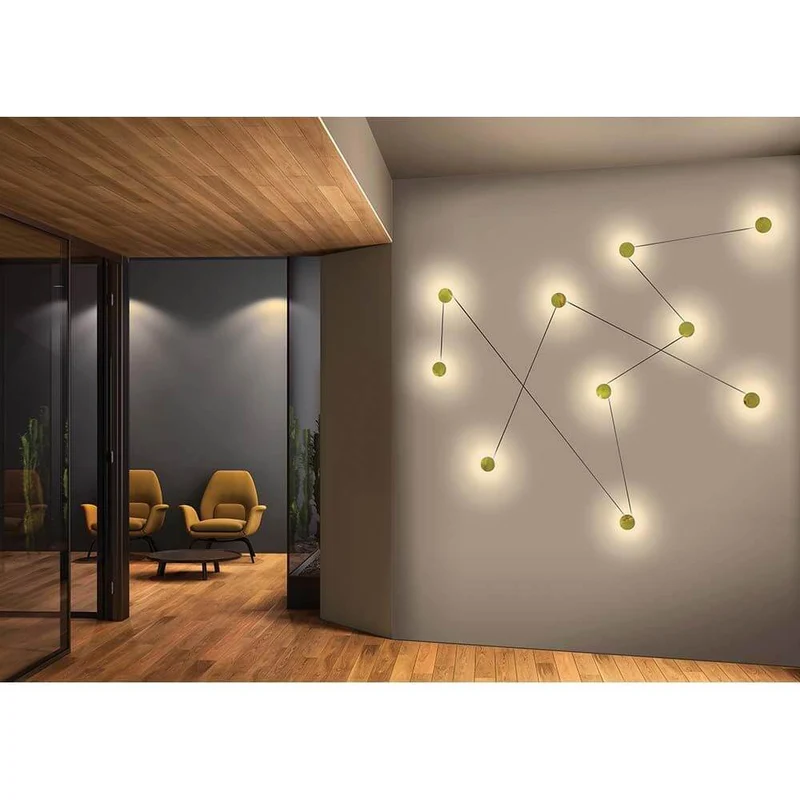 Kundalini LED-Wandleuchte Azou 3-flammig Dimmbar