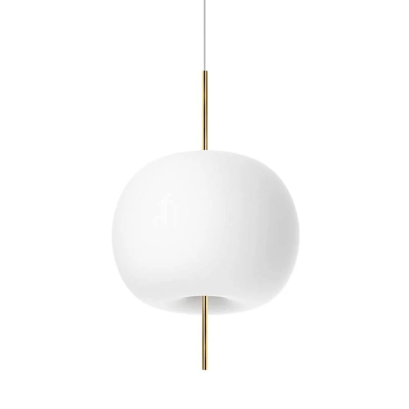 Kundalini Opalglas Hängelampe Kushi Ø 33cm