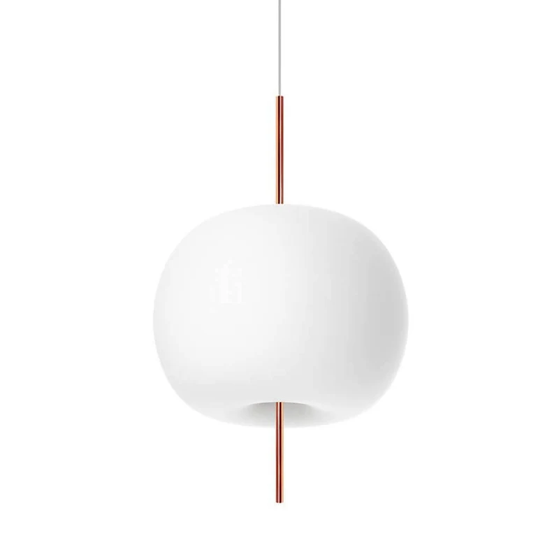 Kundalini Opalglas Hängelampe Kushi Ø 33cm