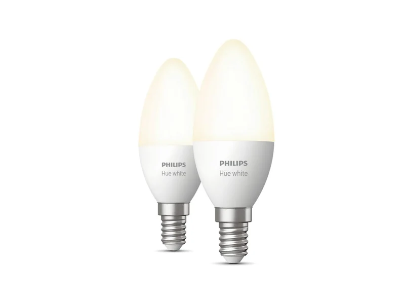 Philips Hue White Kerte E14 2pak H10,6 - Lyskilde