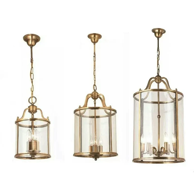 Suspension Ancienne Verre
