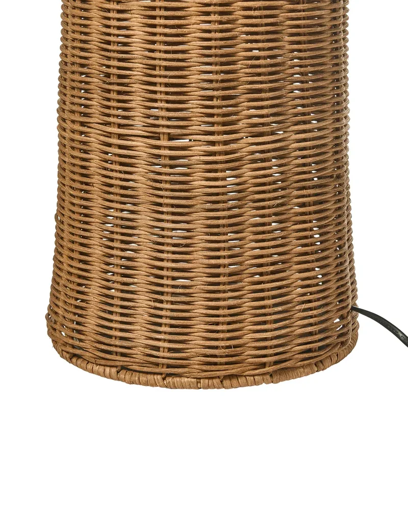 Lampadaire Abat Jour Rotin