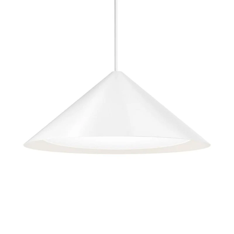 Keglen Ø650 - Pendel LED - Hvid