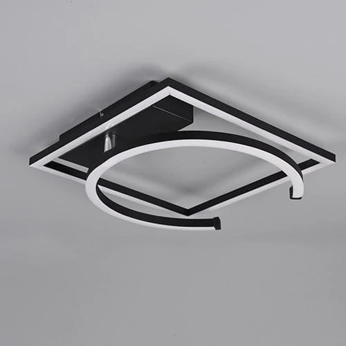 Plafonnier Led Noir Et Blanc