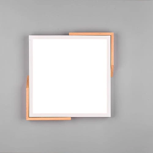 Plafonnier Blanc Bois