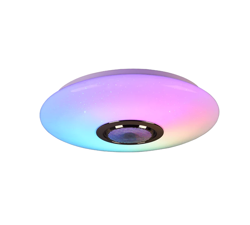Plafonnier Led Bluetooth Avec Haut-Parleur