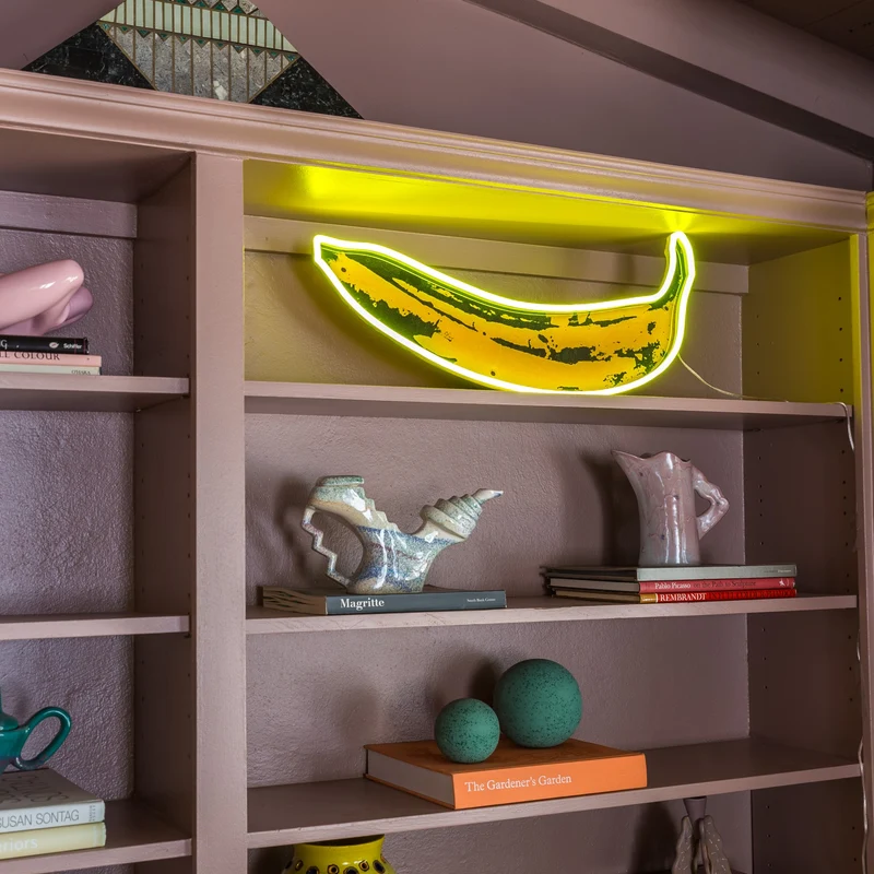 Banana by Andy Warhol - signe en néon LED