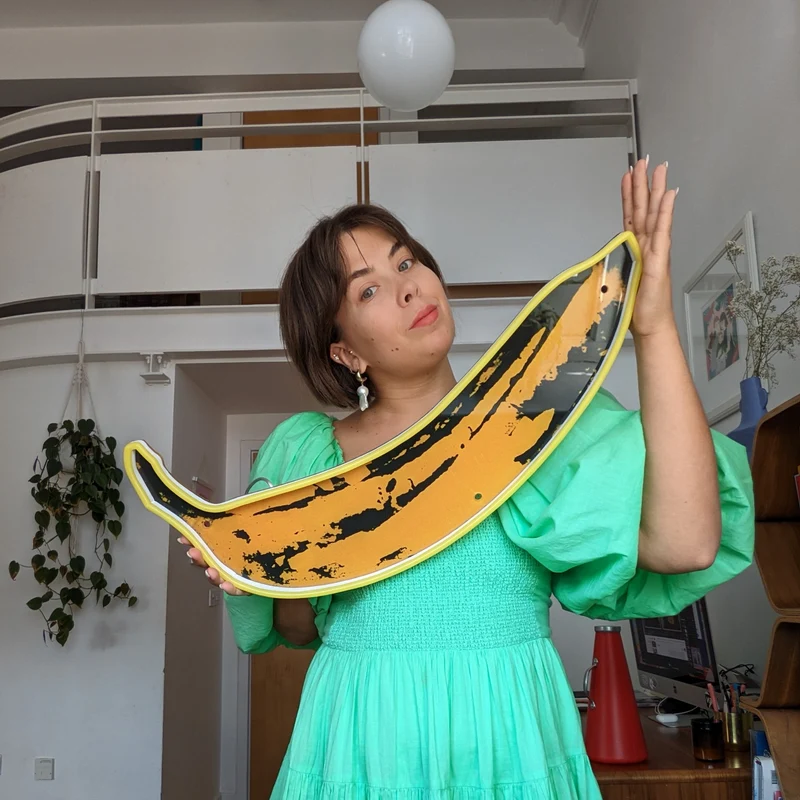 Banana by Andy Warhol - signe en néon LED